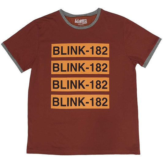 Blink-182 Logo Repeat [] Red