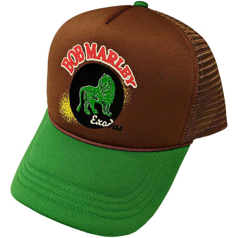 Bob Marley Exodus Lion [Hat] Brown, Green