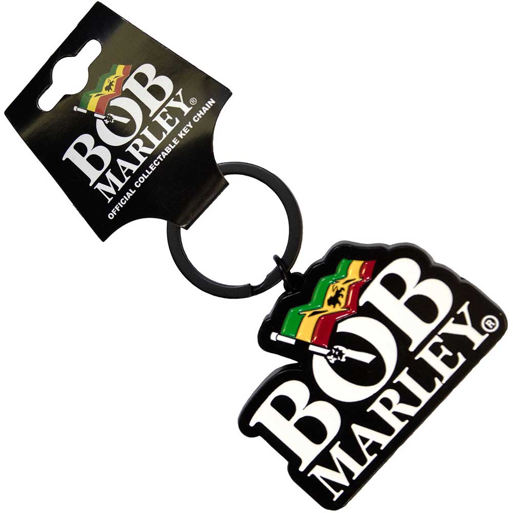Bob Marley Logo [Keychain] - Rock Band Apparel
