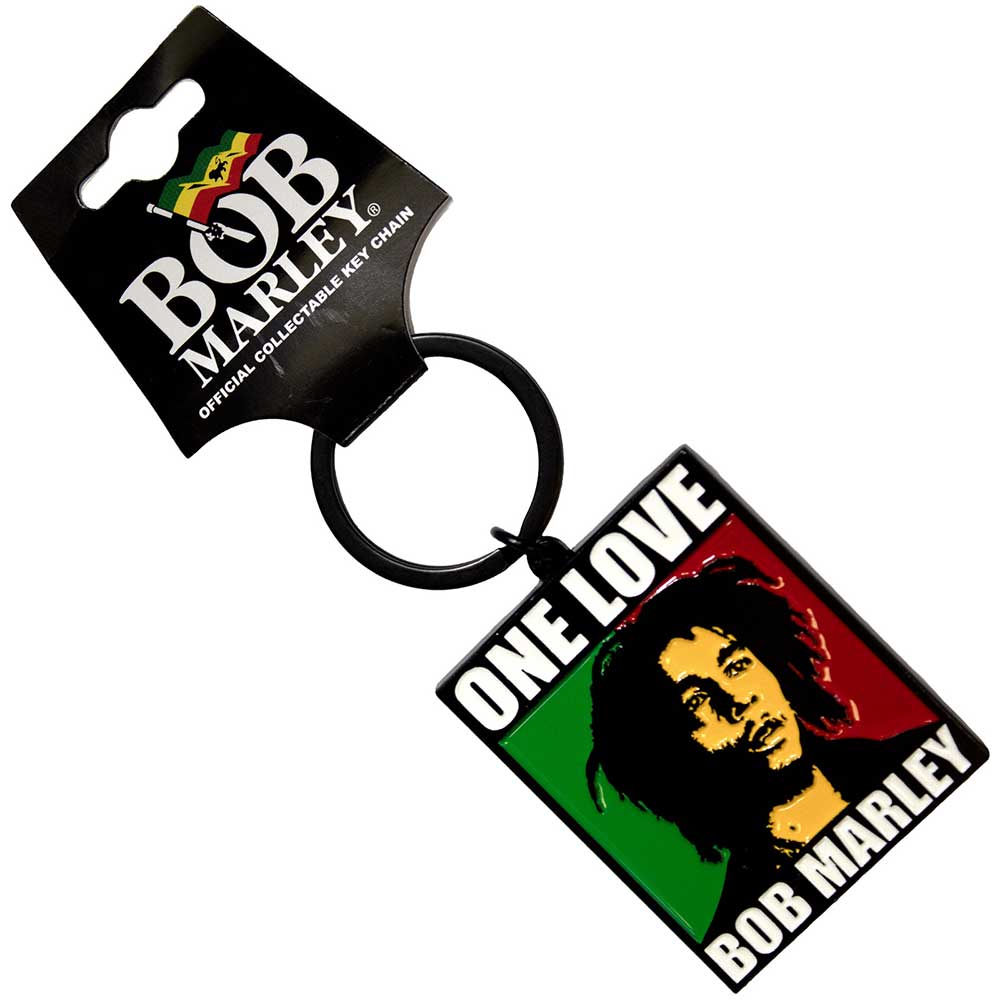 Bob Marley One Love [Keychain] - Rock Band Apparel