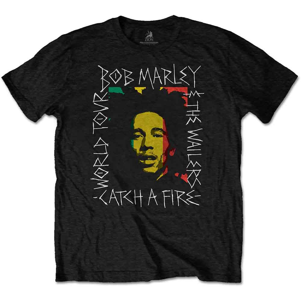 Bob Marley Rasta Scratch [T-Shirt] - Rock Band Apparel