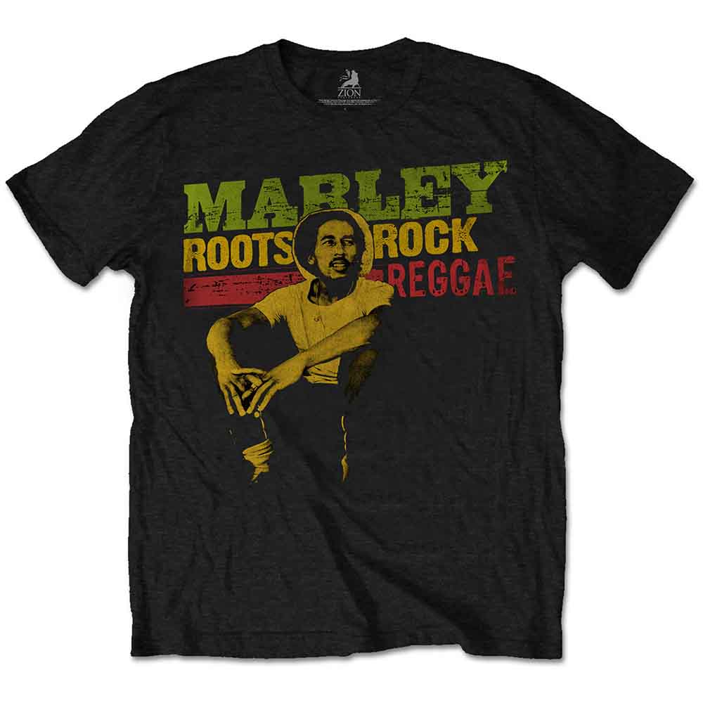 Bob Marley Roots, Rock, Reggae [T-Shirt] - Rock Band Apparel
