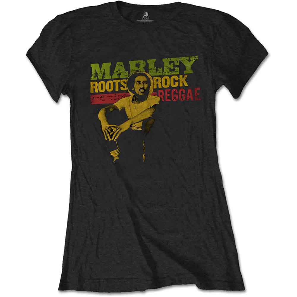 Bob Marley Roots, Rock, Reggae [T-Shirt] - Rock Band Apparel