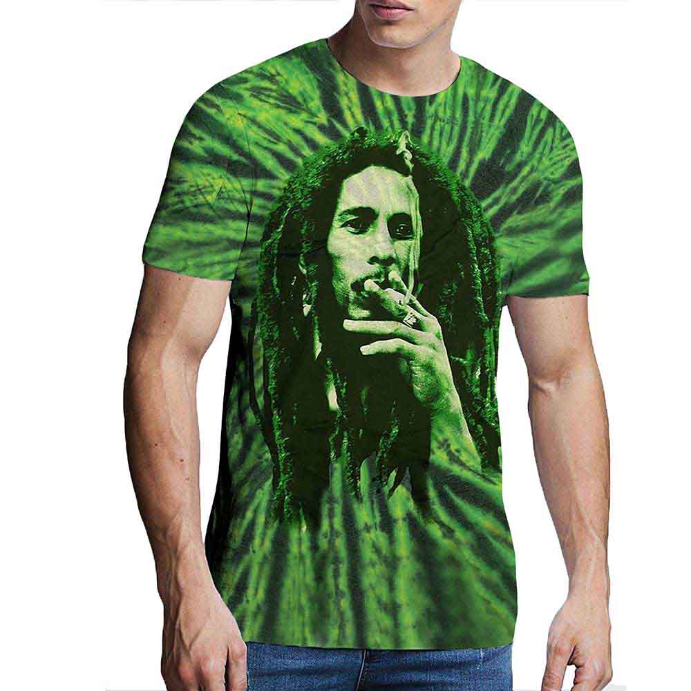Bob Marley Smoke [T-Shirt] - Rock Band Apparel