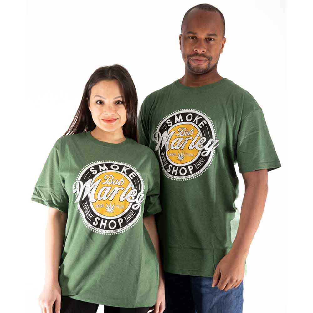 Bob Marley Smoke Shop [T-Shirt] - Rock Band Apparel