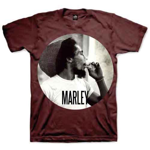Bob Marley Smokin Circle [T-Shirt] - Rock Band Apparel