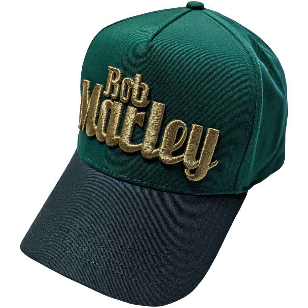 Bob Marley Text Logo [Hat] Green