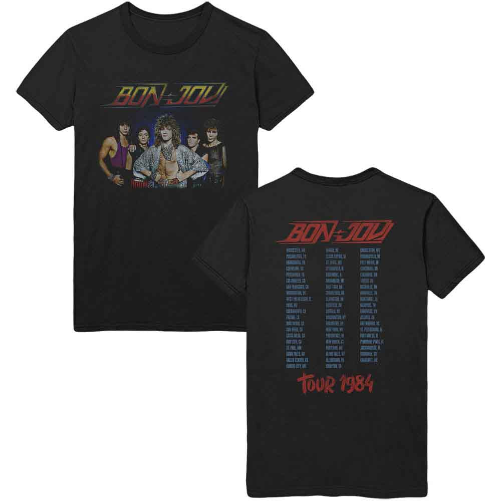 Bon Jovi Tour '84 [T-Shirt] - Rock Band Apparel