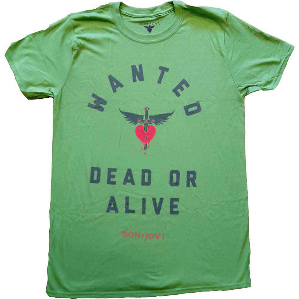 Bon Jovi Wanted [T-Shirt] - Rock Band Apparel