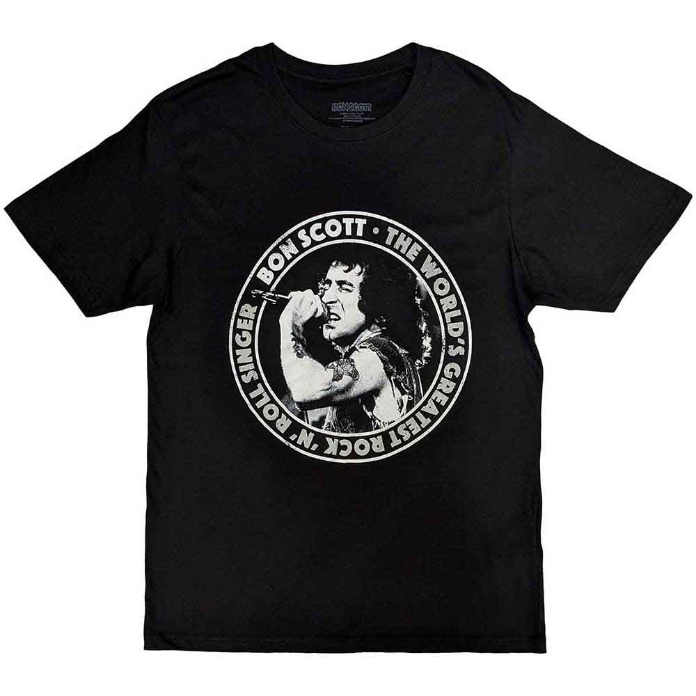 Bon Scott TWGRRS Circle [T-Shirt] Black