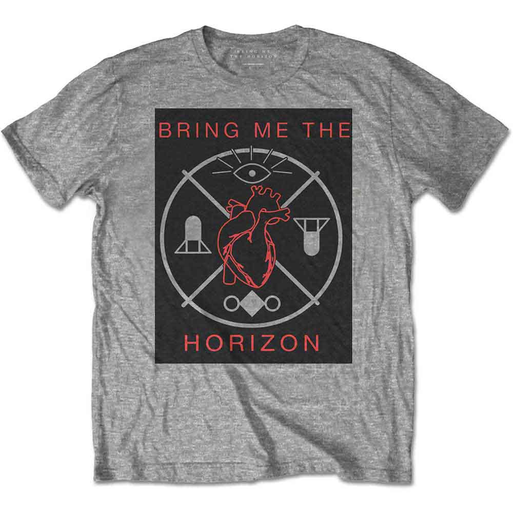 Bring Me The Horizon Heart & Symbols [T-Shirt] - Rock Band Apparel