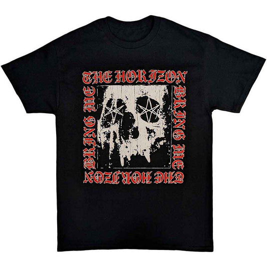 Bring Me The Horizon Metal Logo Skull [T-Shirt] - Rock Band Apparel