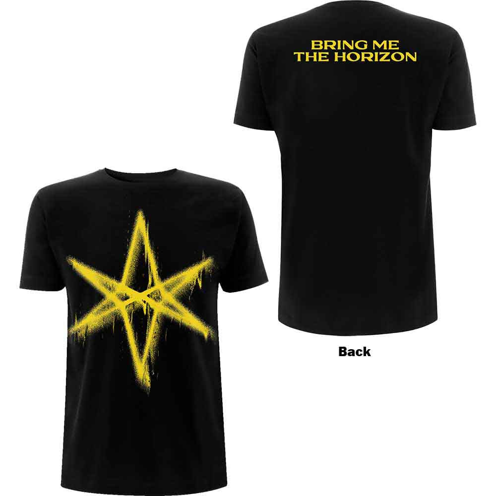 Bring Me The Horizon Spray Hex [T-Shirt] - Rock Band Apparel