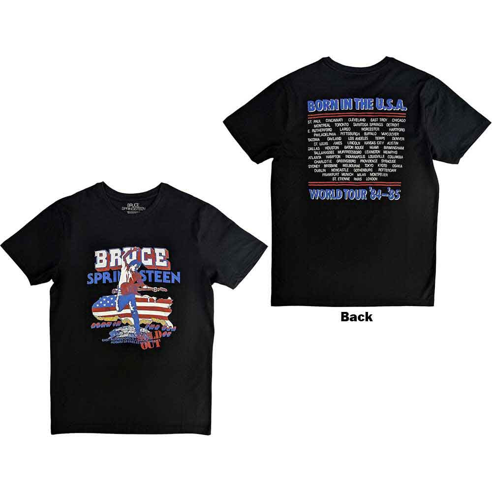 Bruce Springsteen Born In The USA '85 [T-Shirt] Black
