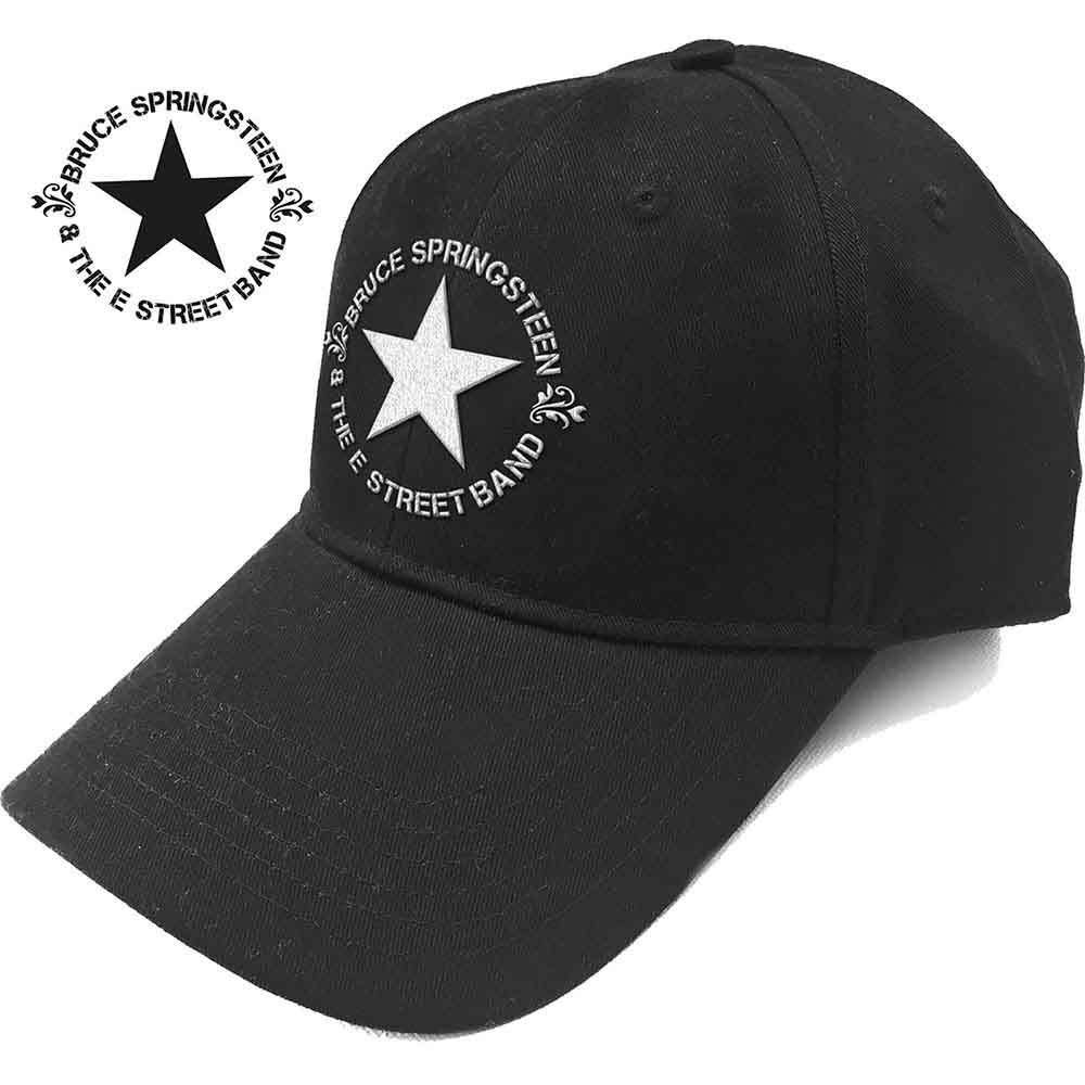 Bruce Springsteen Circle Star Logo [Hat] - Rock Band Apparel
