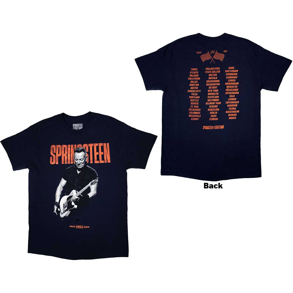 Bruce Springsteen Tour '23 Guitar [T-Shirt] - Rock Band Apparel