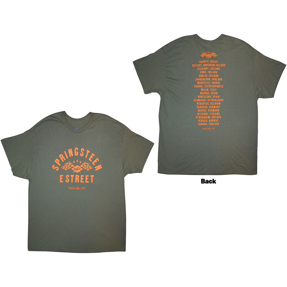 Bruce Springsteen Tour '24 Arch Flag [] Green