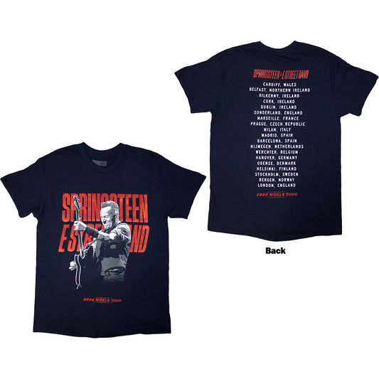 Bruce Springsteen Tour '24 Guitar Photo [] Blue