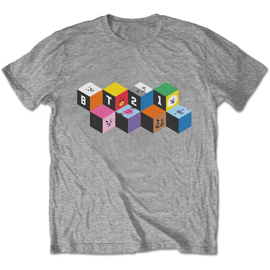 BT21 Blocks [T-Shirt] - Rock Band Apparel