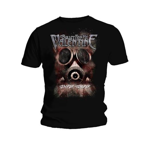 Bullet For My Valentine Temper Temper Gas Mask [T-Shirt] Black