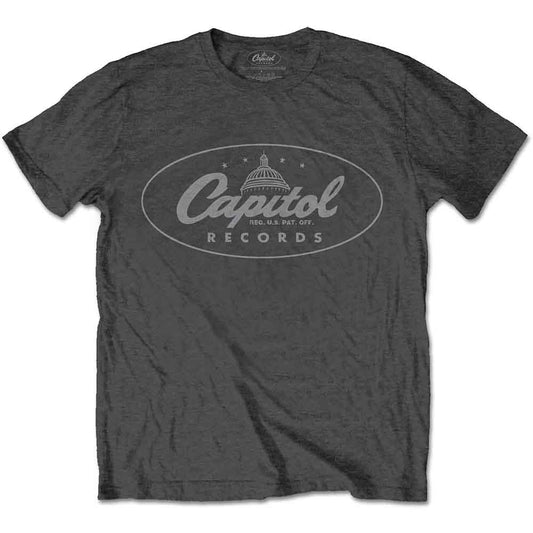 Capitol Records Logo [T-Shirt] Grey