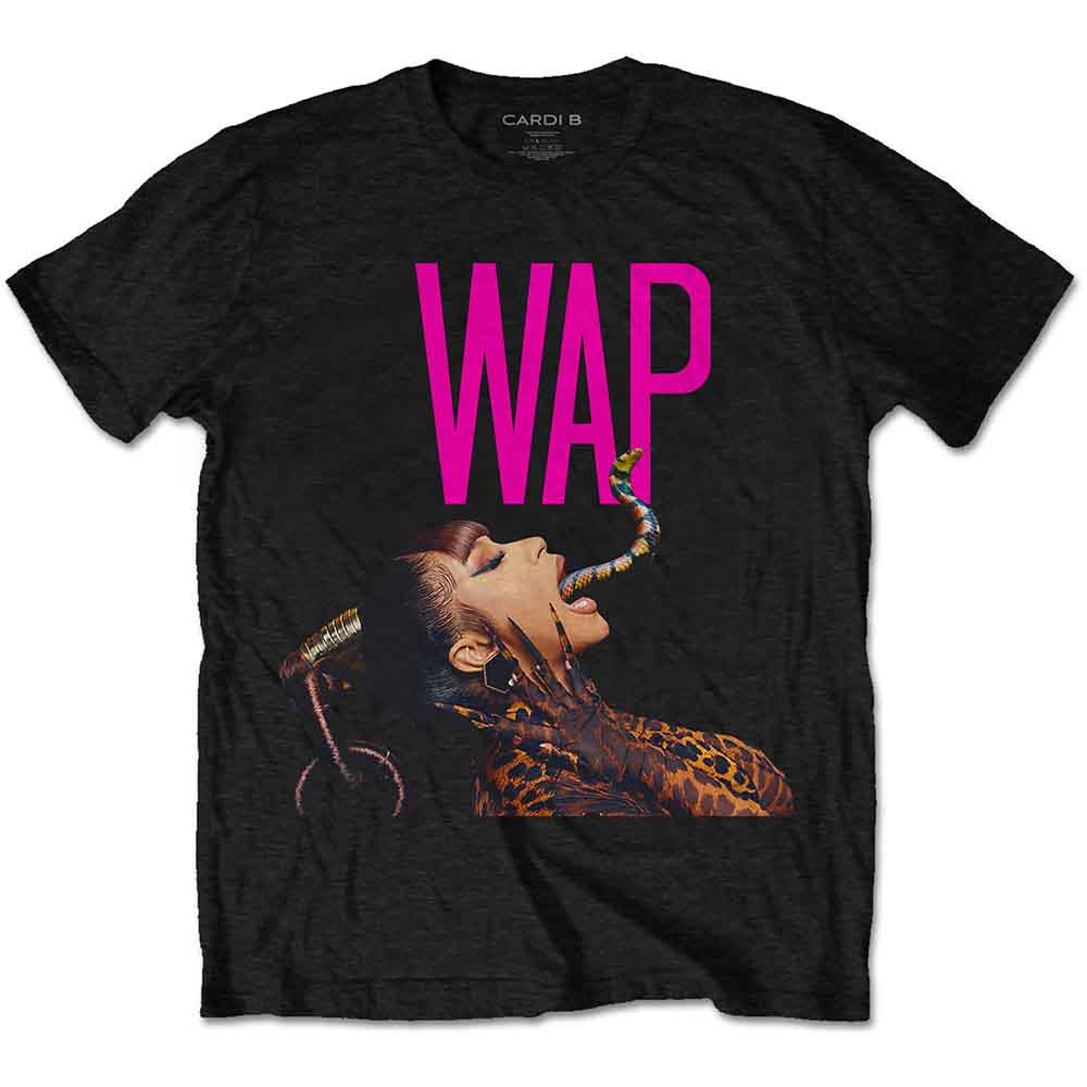 Cardi B Dripping Snake [T-Shirt] - Rock Band Apparel