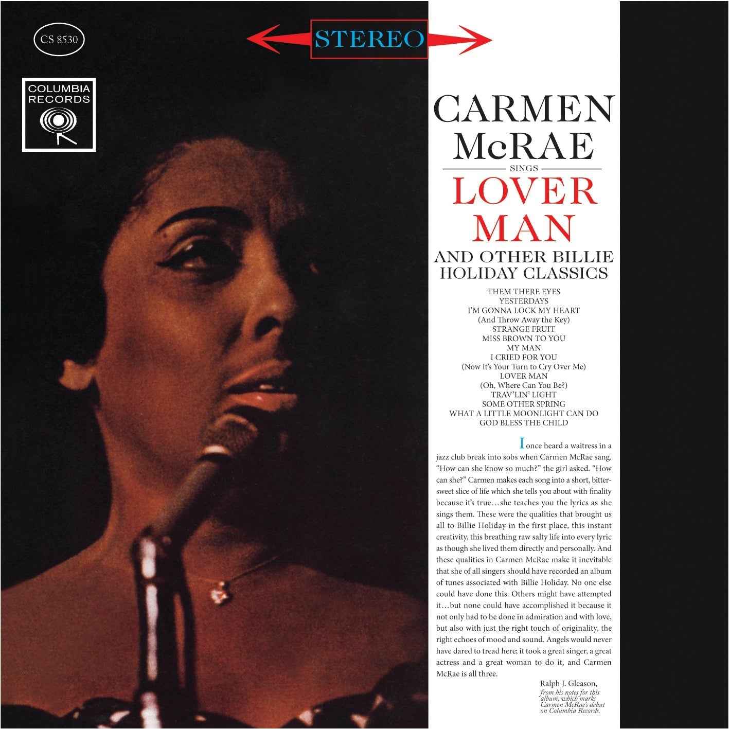 Sings Lover Man & Other Billie Holiday Classics [Vinyl]