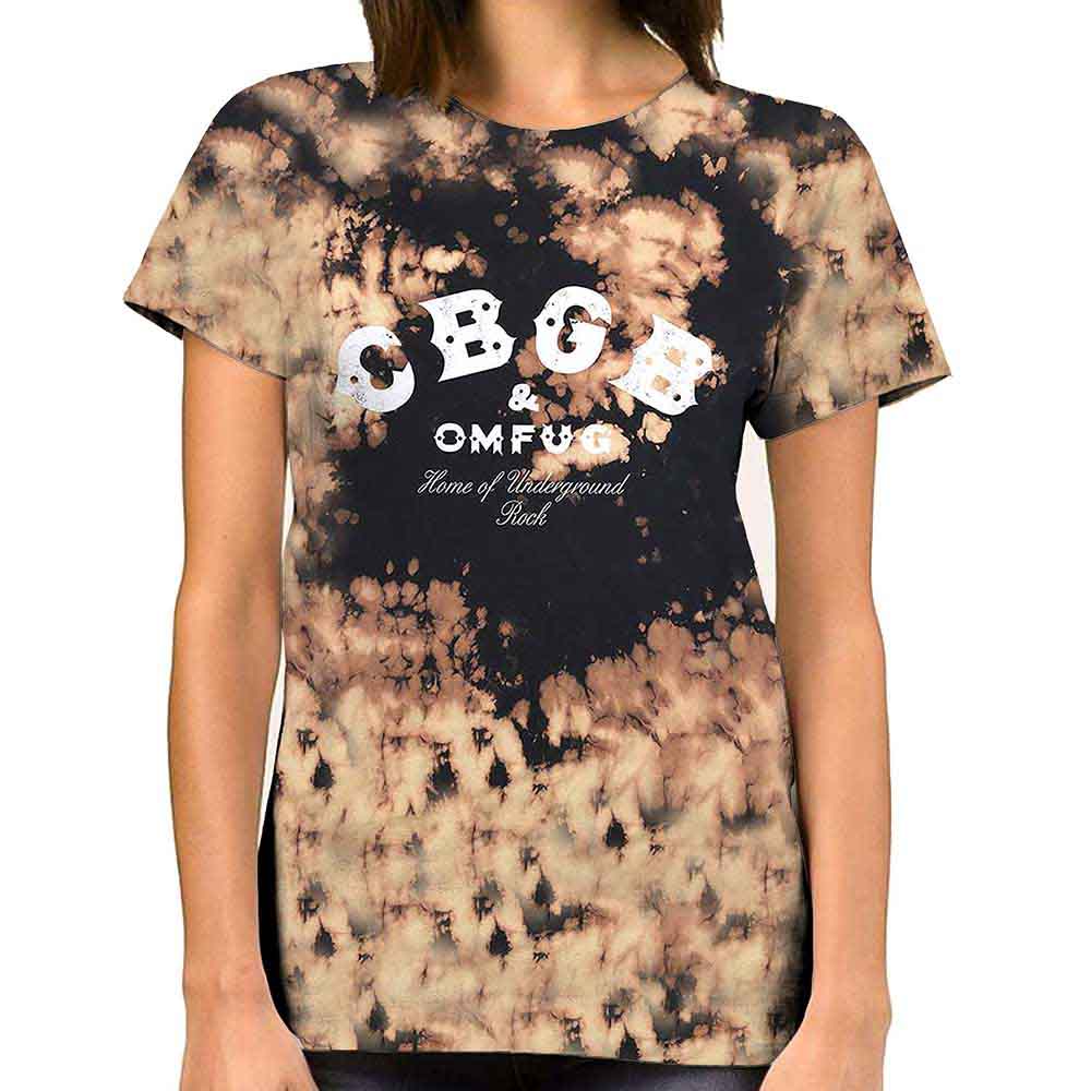 CBGB Classic Logo [T-Shirt] Brown, Black