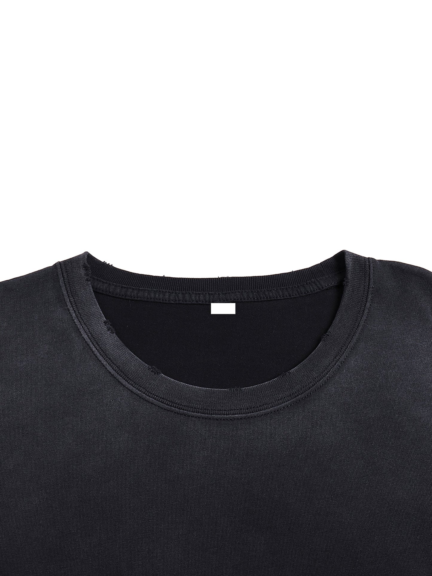 Cemetery Haunts Vintage Washed Hand-Frayed T-Shirt