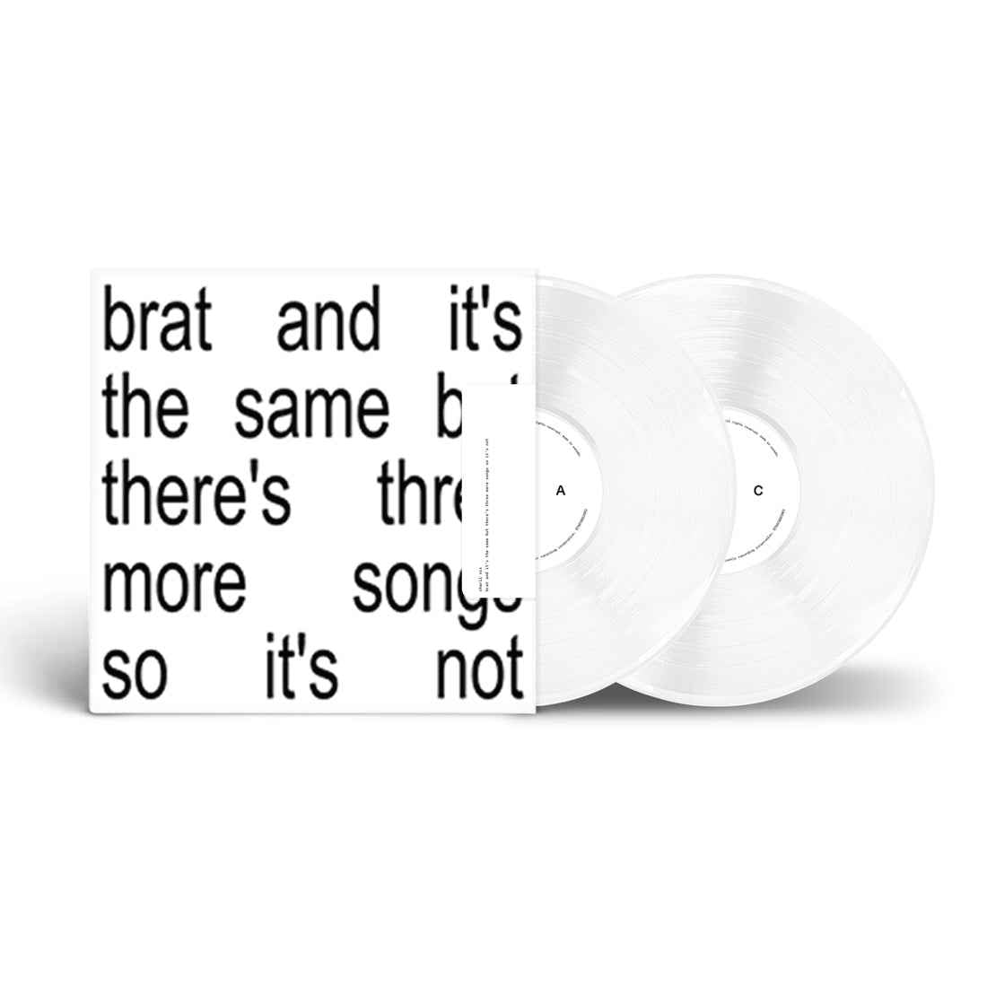 Brat And It's The Same But There's Three More Songs So It's Not (Colored Vinyl, White) (2 Lp) [Vinyl]