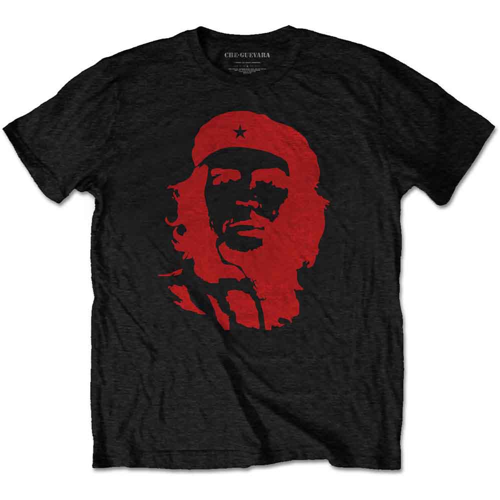 Che Guevara Red on Black [T-Shirt] - Rock Band Apparel