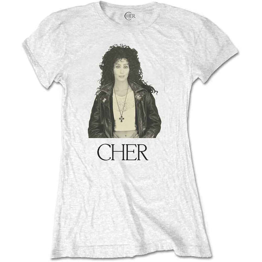 Cher Leather Jacket [T-Shirt] - Rock Band Apparel