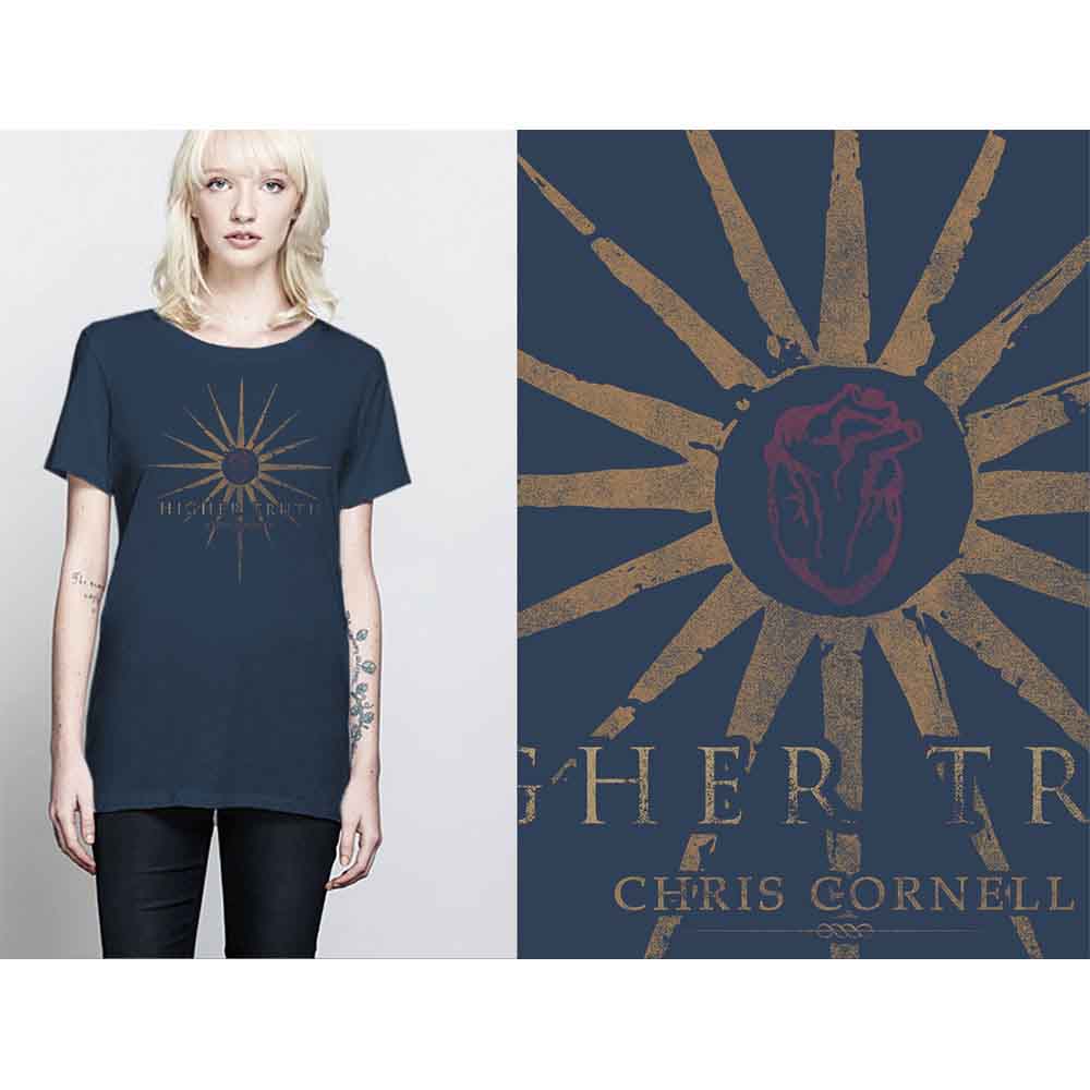 Chris Cornell Higher Truth [T-Shirt] Blue