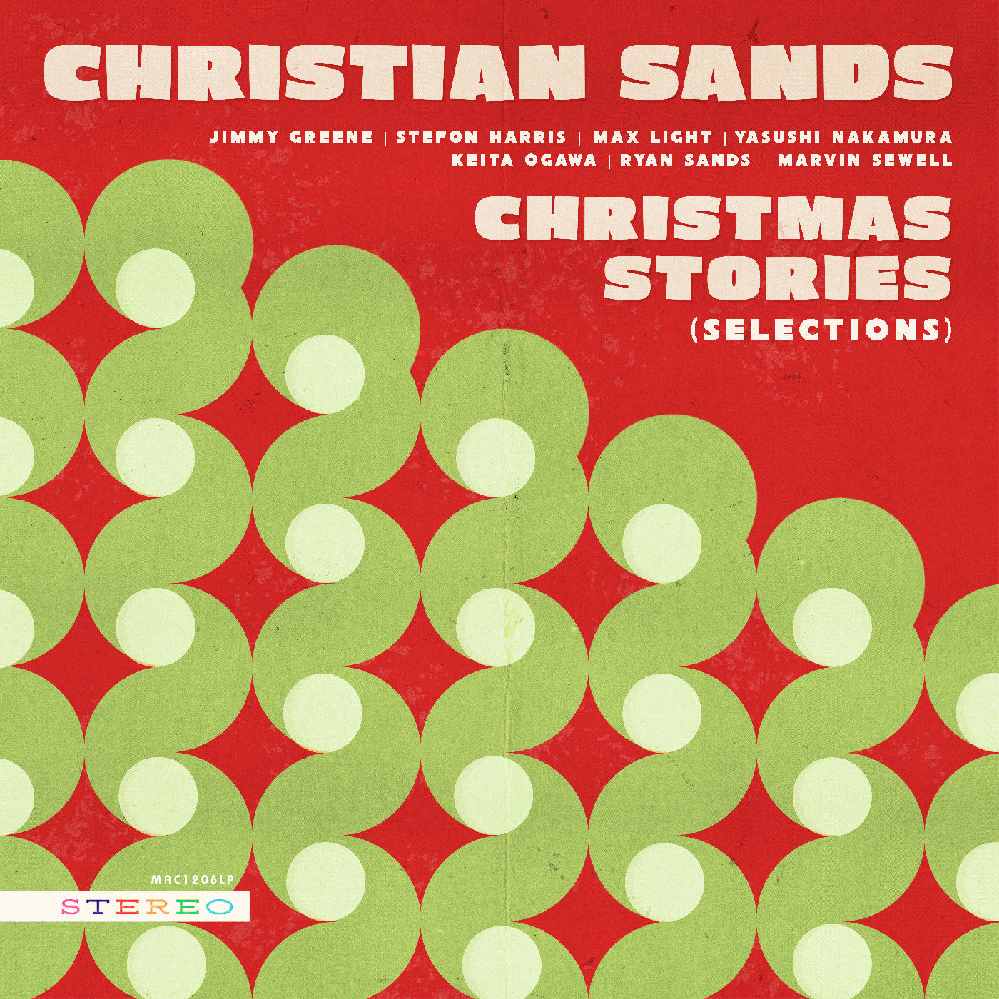PRE-ORDER Christian Sands - Christmas Stories (Selections) [Evergreen Vinyl] [Vinyl]