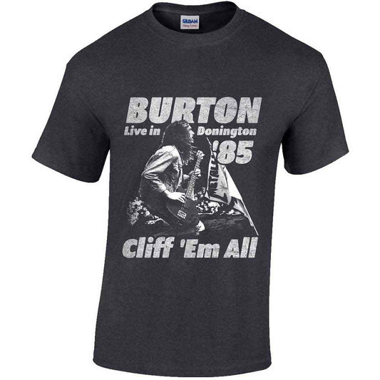 Cliff Burton Flag Retro [T-Shirt] - Rock Band Apparel