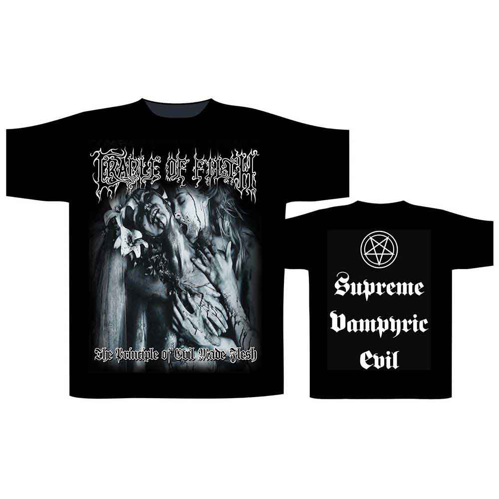 Cradle Of Filth Supreme Vampiric Evil [T-Shirt] - Rock Band Apparel