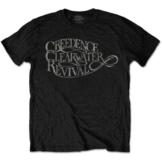 Creedence Clearwater Revival Vintage Logo [] Black