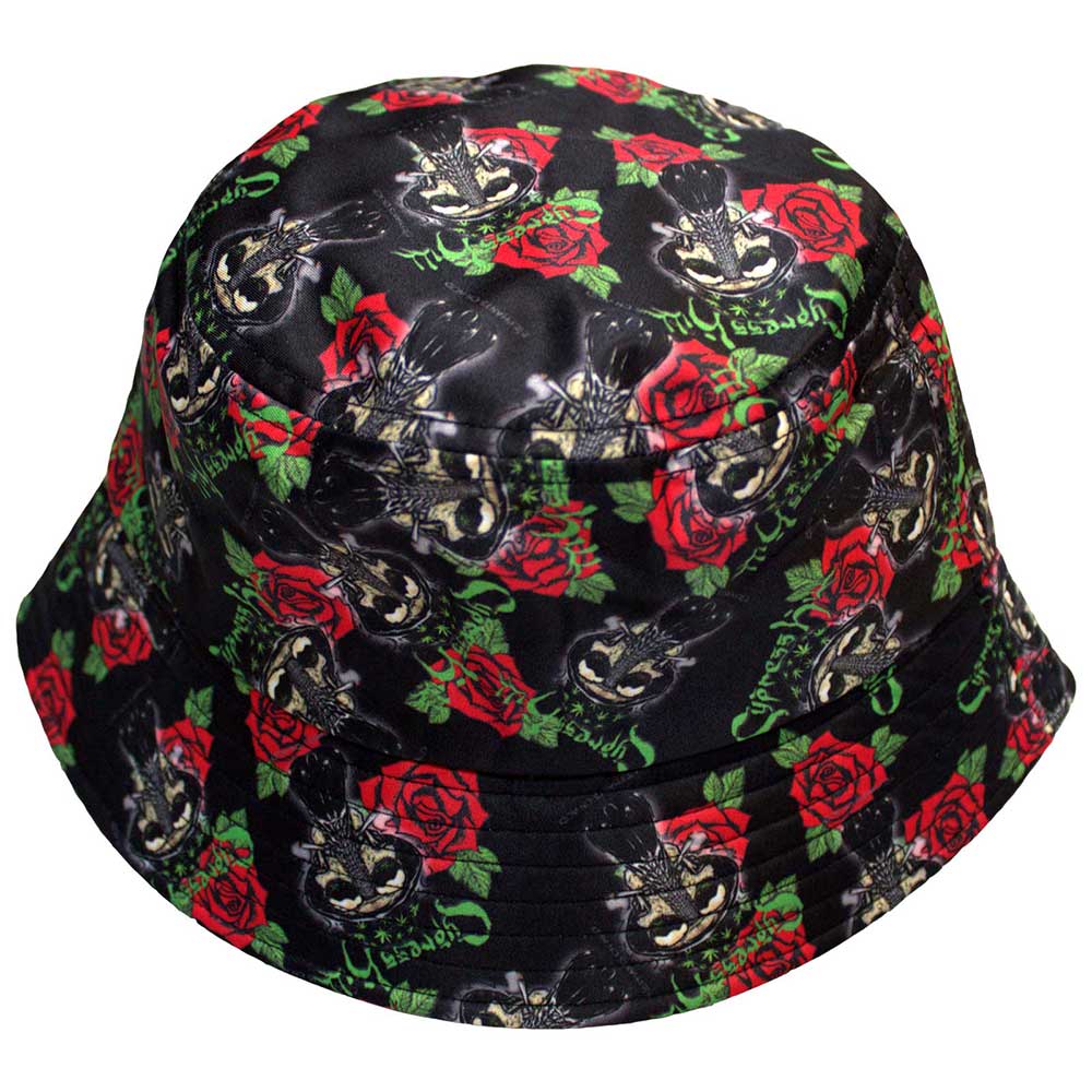 Cypress Hill Skulls & Roses Pattern [Hat] Black