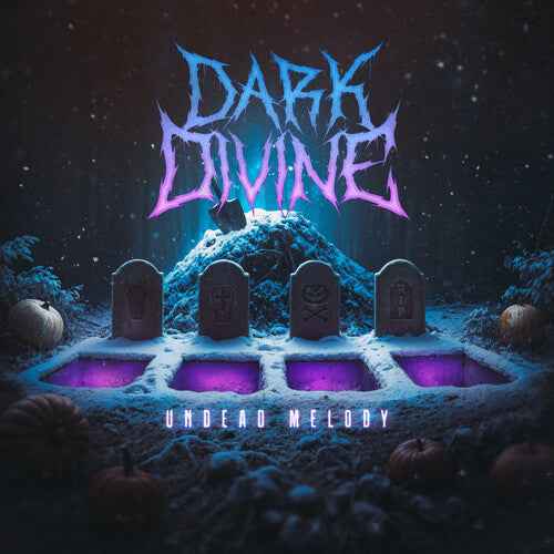 Dark Divine - Undead Melody [Electric Blue & Violet Cloudy W/ Black Splatter] [Vinyl]