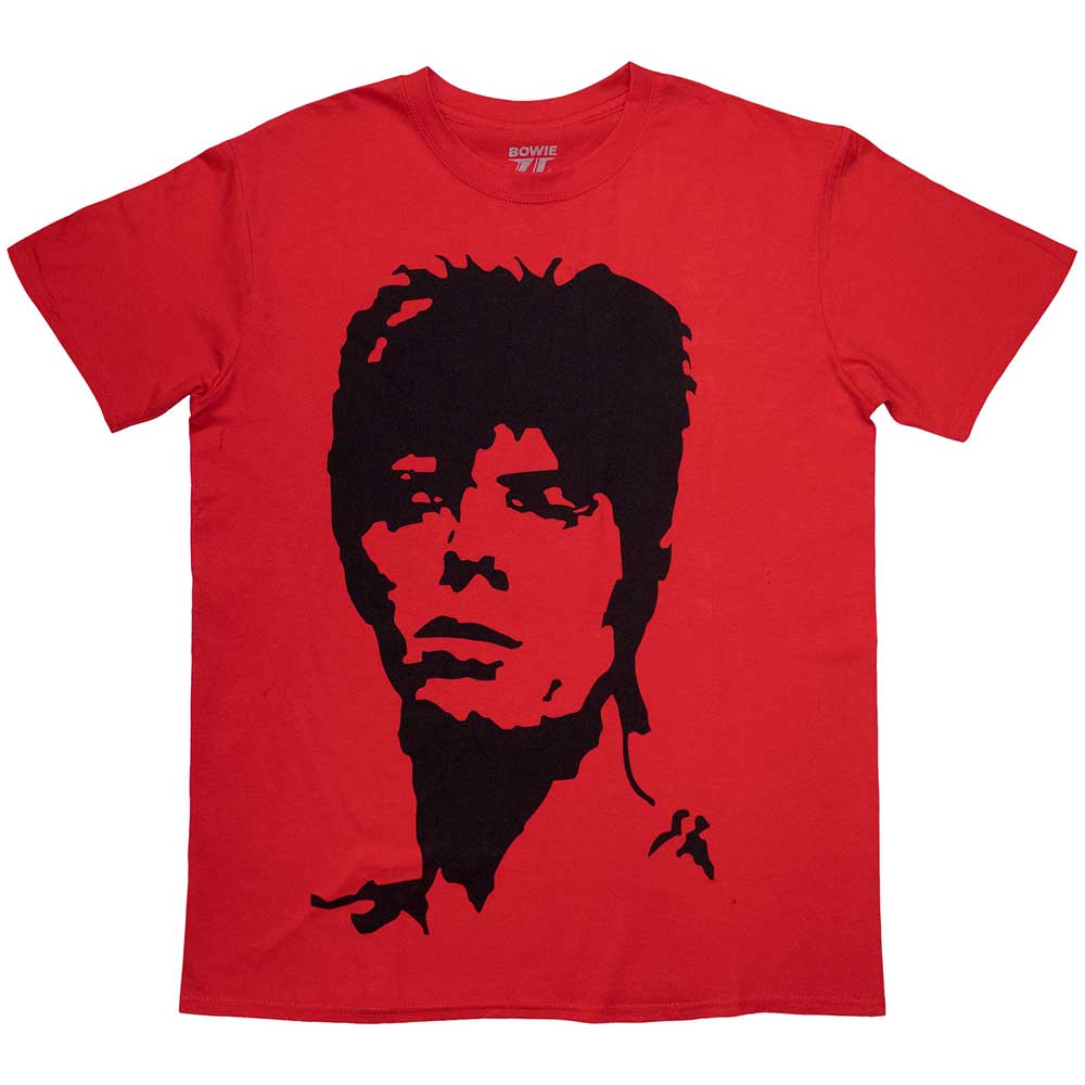 David Bowie 1973 Monochrome [T-Shirt] Red