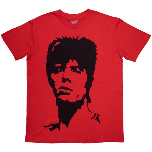 David Bowie 1973 Monochrome [T-Shirt] Red