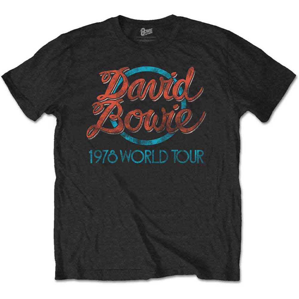 David Bowie 1978 World Tour [T-Shirt] Black