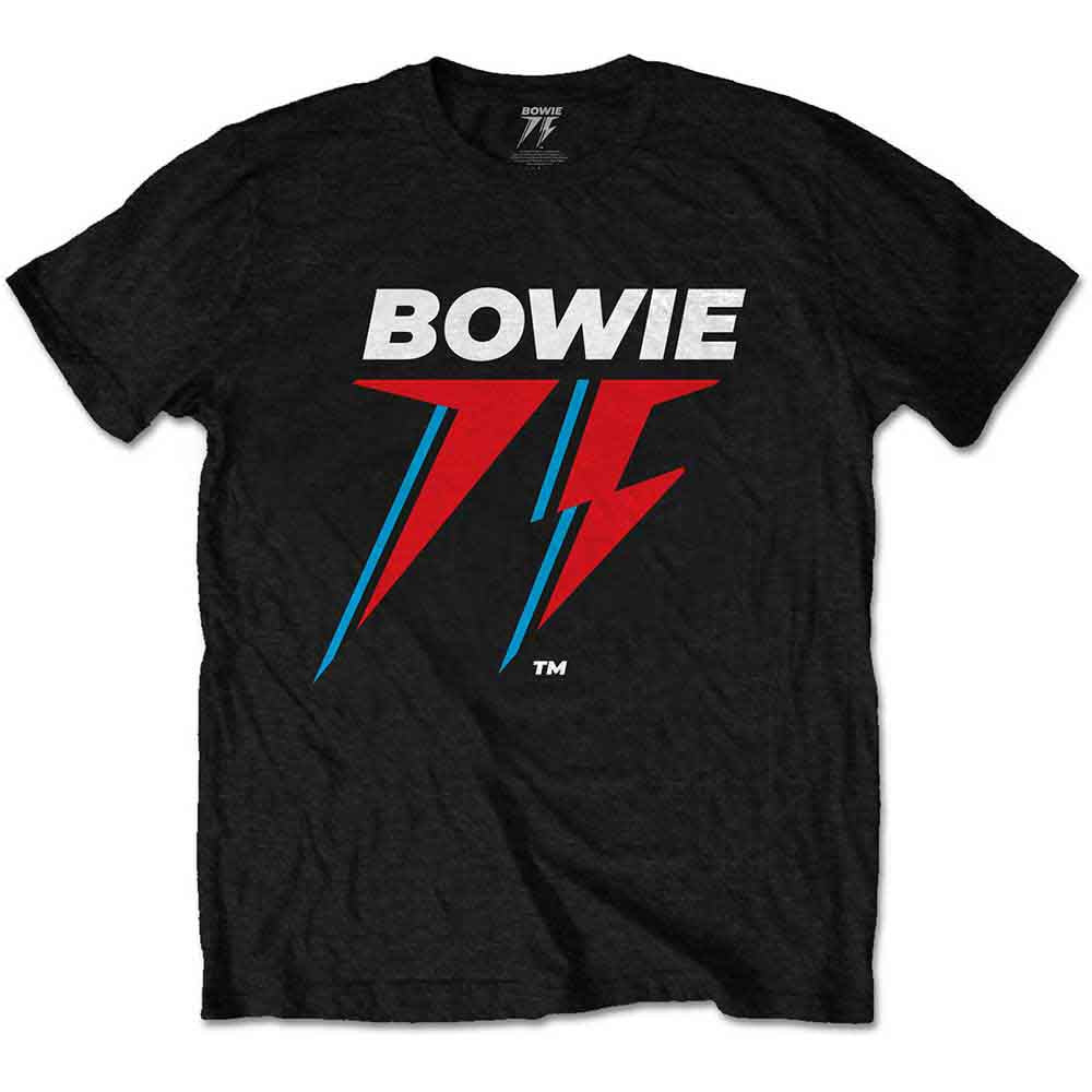 David Bowie 75th Logo [T-Shirt] - Rock Band Apparel