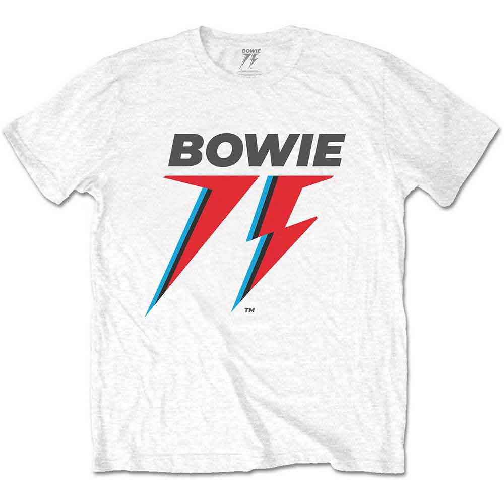 David Bowie 75th Logo [T-Shirt] - Rock Band Apparel