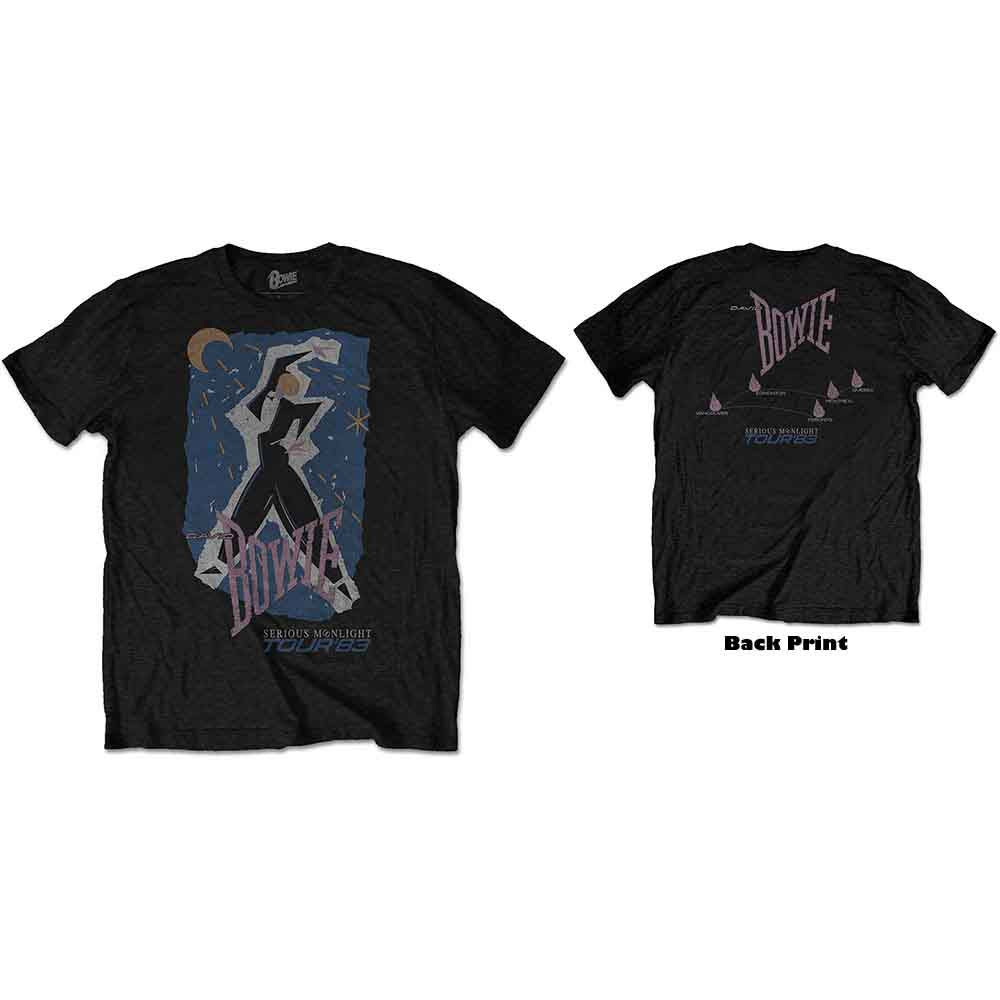 David Bowie 83' Tour [T-Shirt] - Rock Band Apparel