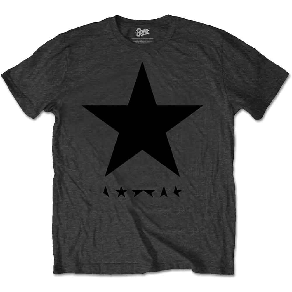 David Bowie Blackstar on Grey [T-Shirt] - Rock Band Apparel