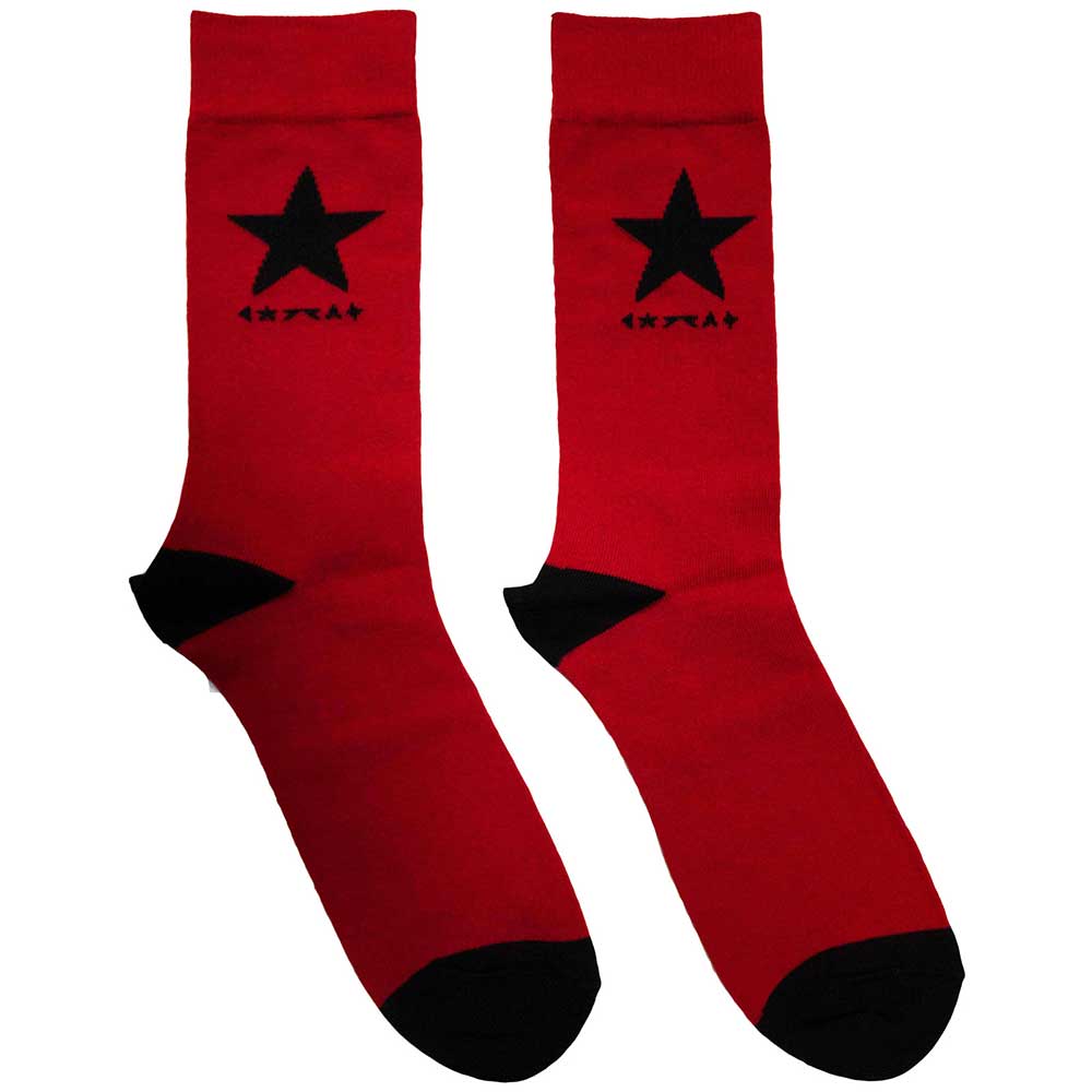 David Bowie Blackstar [Socks] Red