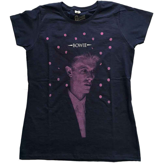 David Bowie Dots [T-Shirt] Blue
