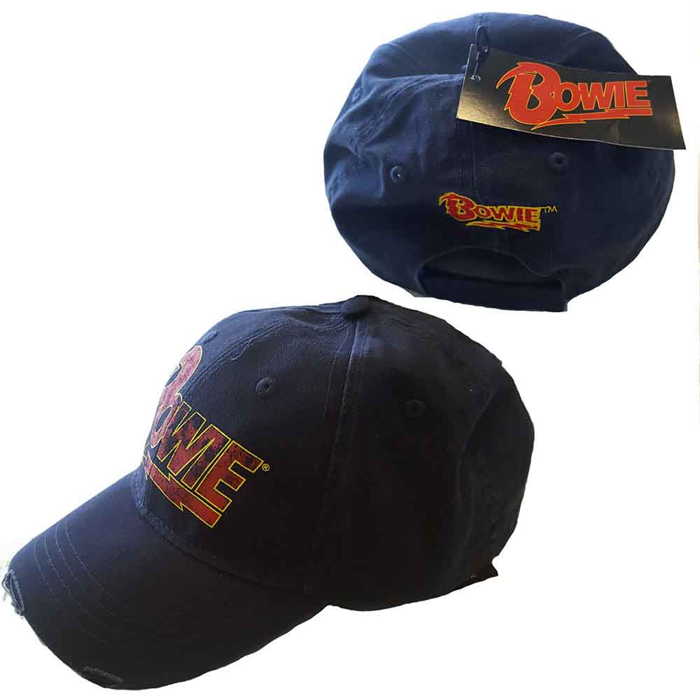 David Bowie Flash Logo [Hat] - Rock Band Apparel