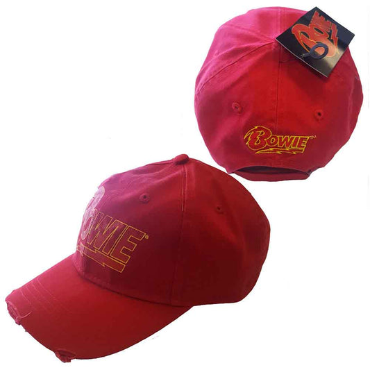 David Bowie Flash Logo [Hat] - Rock Band Apparel